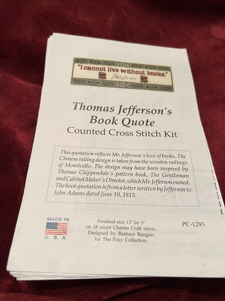 Cross Stitch Chart I Cannot Live Without Books