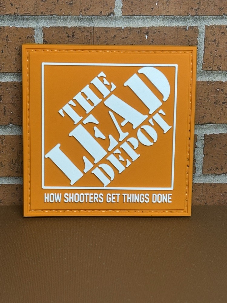 Morale Patch, The Lead Depot Gun PVC Patch, Military Meme Tactical Patch