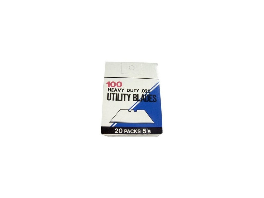 Techni-Pro 758PR092 - Replacement Utility Knife Blades, 100 Pack