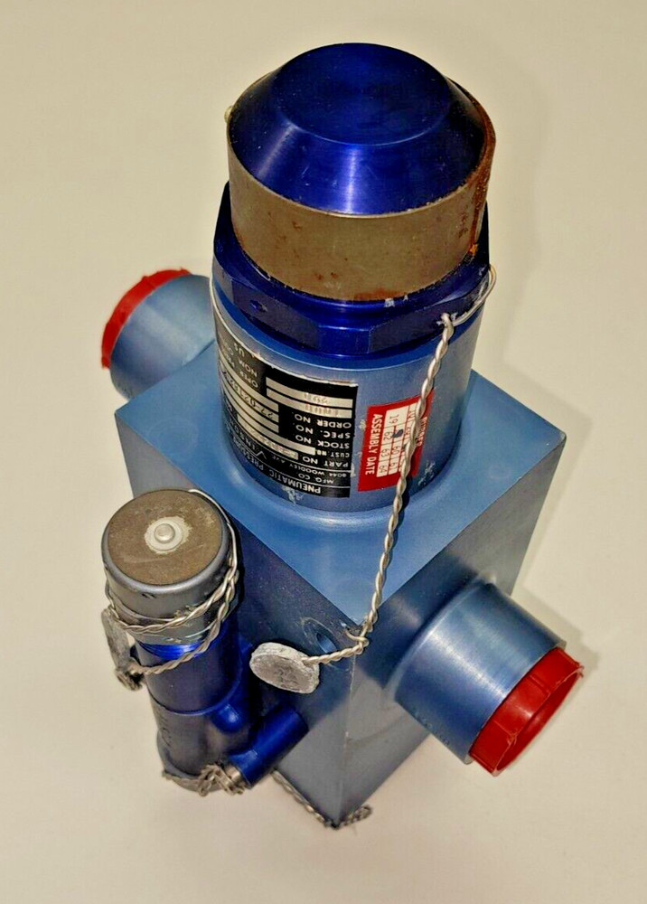 Surplus Vinson Pressure Regulator A-80252-1 NASA Rocket Engine