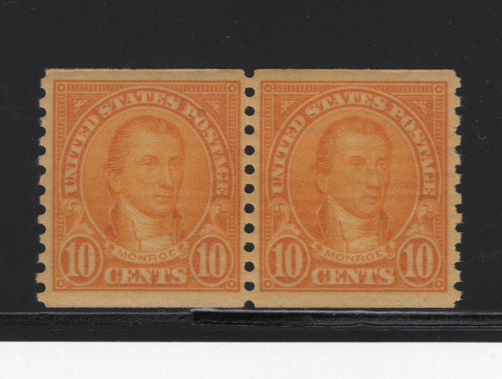US SC#603 -- NH, VF -- COIL PAIR