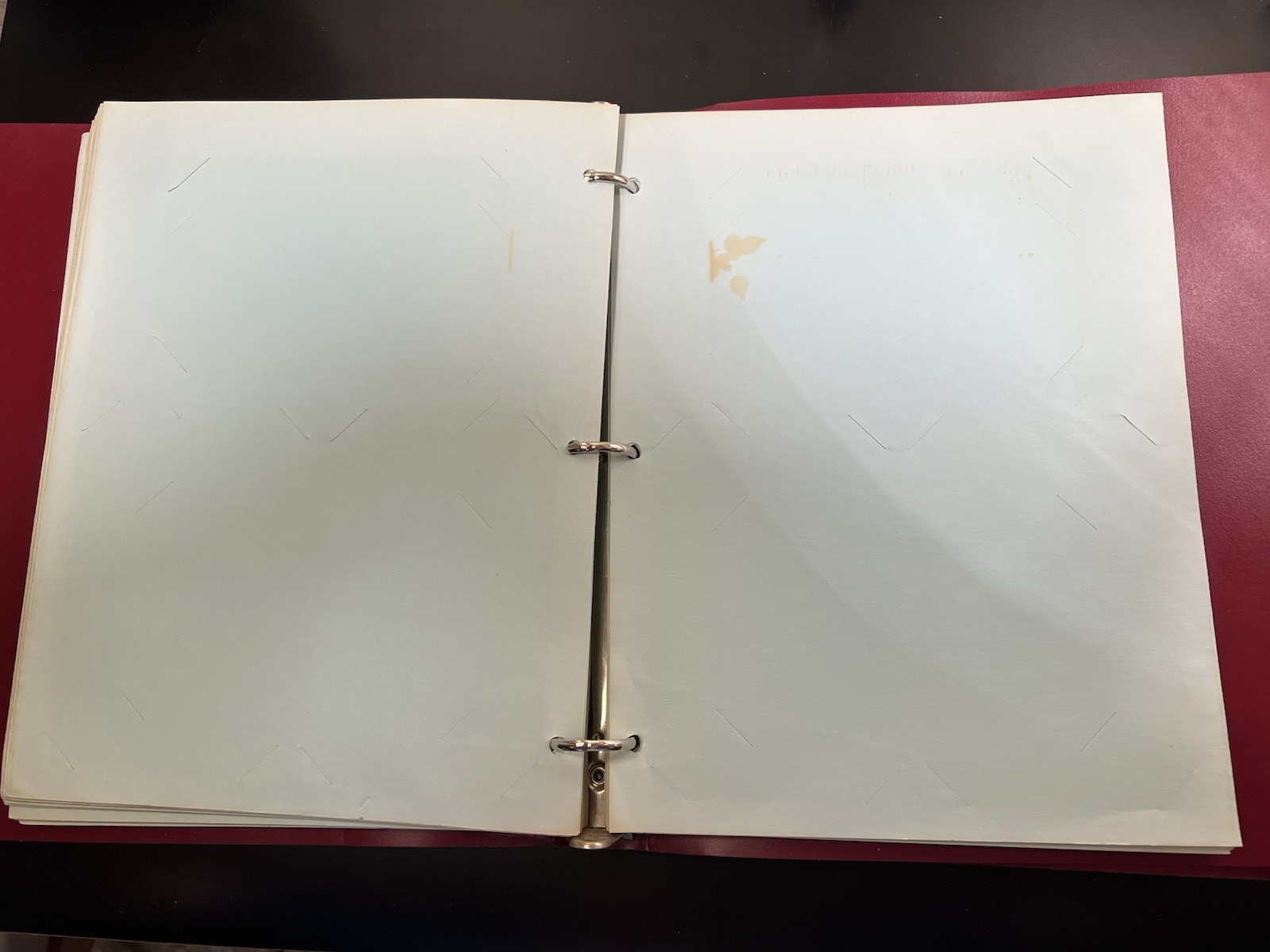 2-Used Empty Vintage Vinyl Loose Leaf Postcard Binders.Refillable. 70 pgs. Total