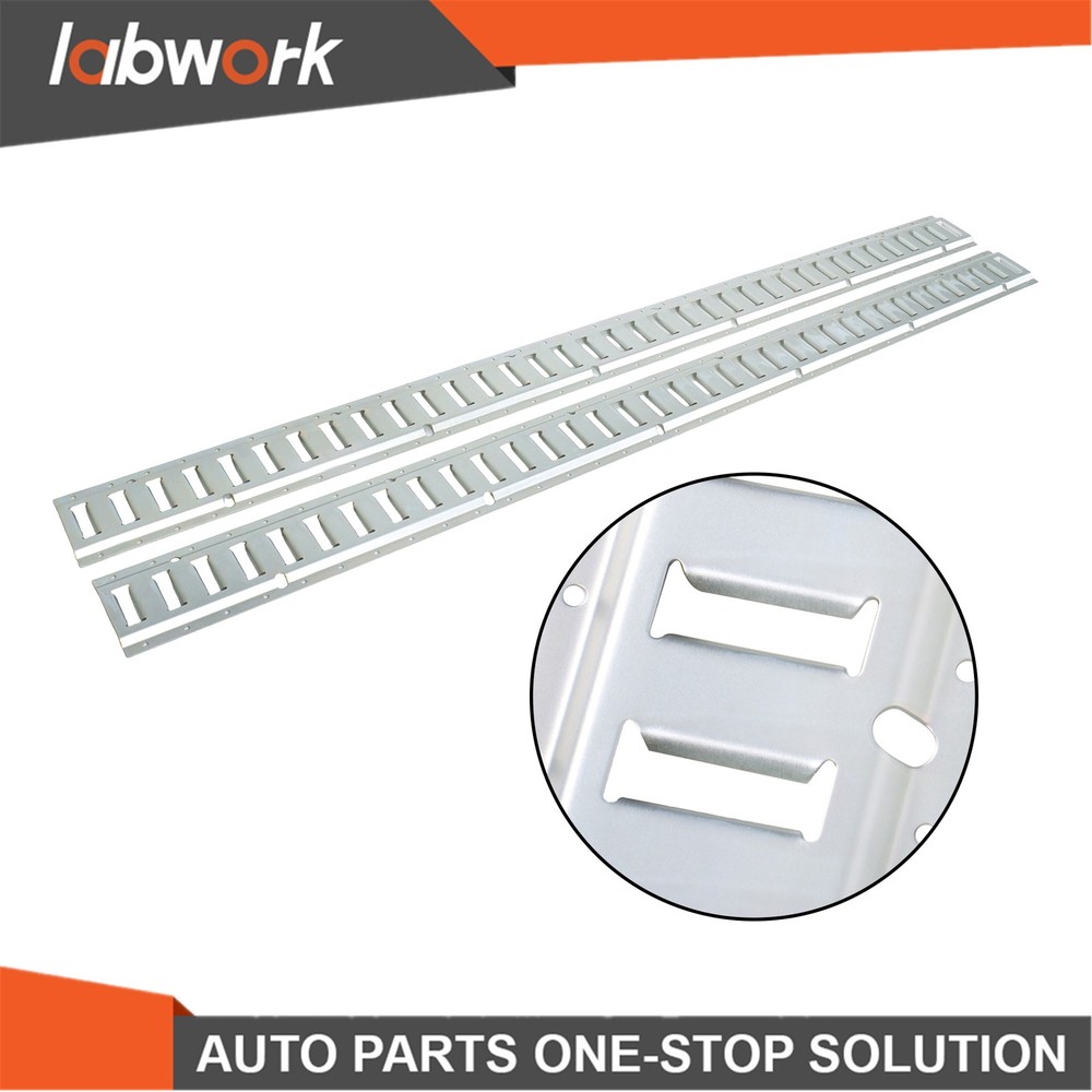 Labwork For Vans Trailers 4 Pack 6' E Track Tie Down Rail Kit Galvanized Steel