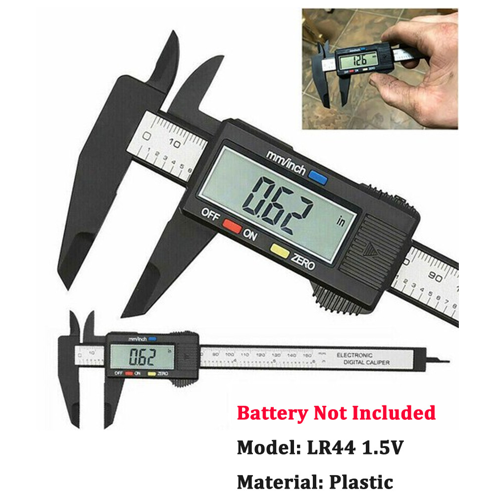 150mm LCD Digital Vernier Caliper 6 Inch Precision Micrometer Measuring Tool