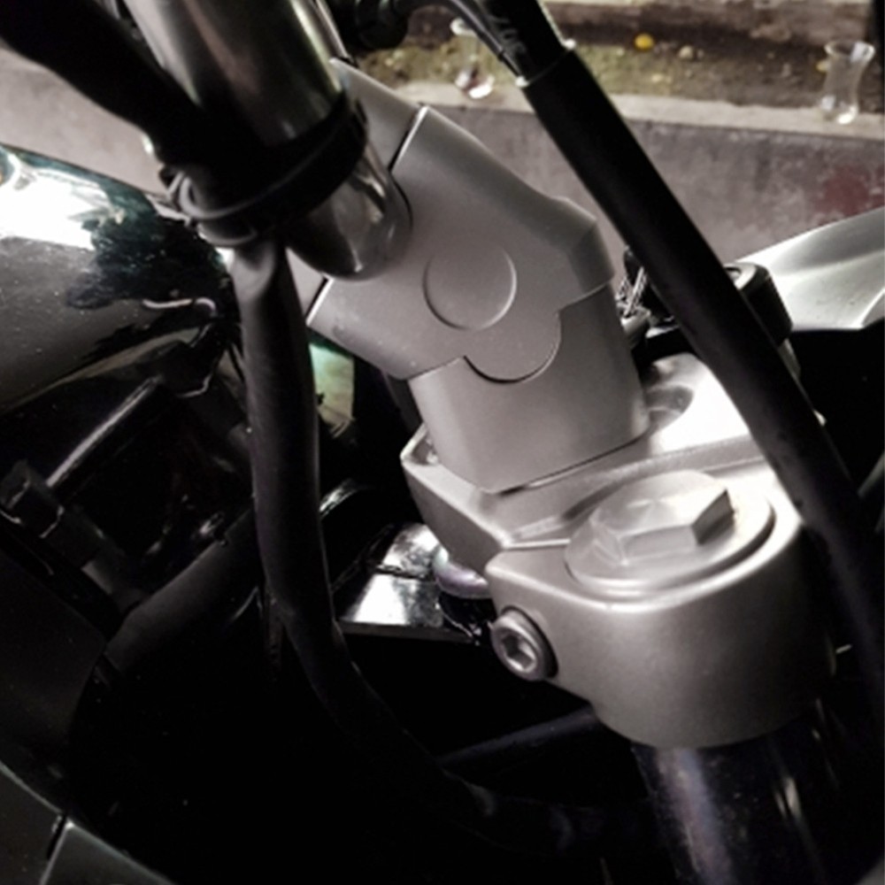 Universal Motorcycle Handle Bar Riser For Comfortable Riding Posture PYHD
