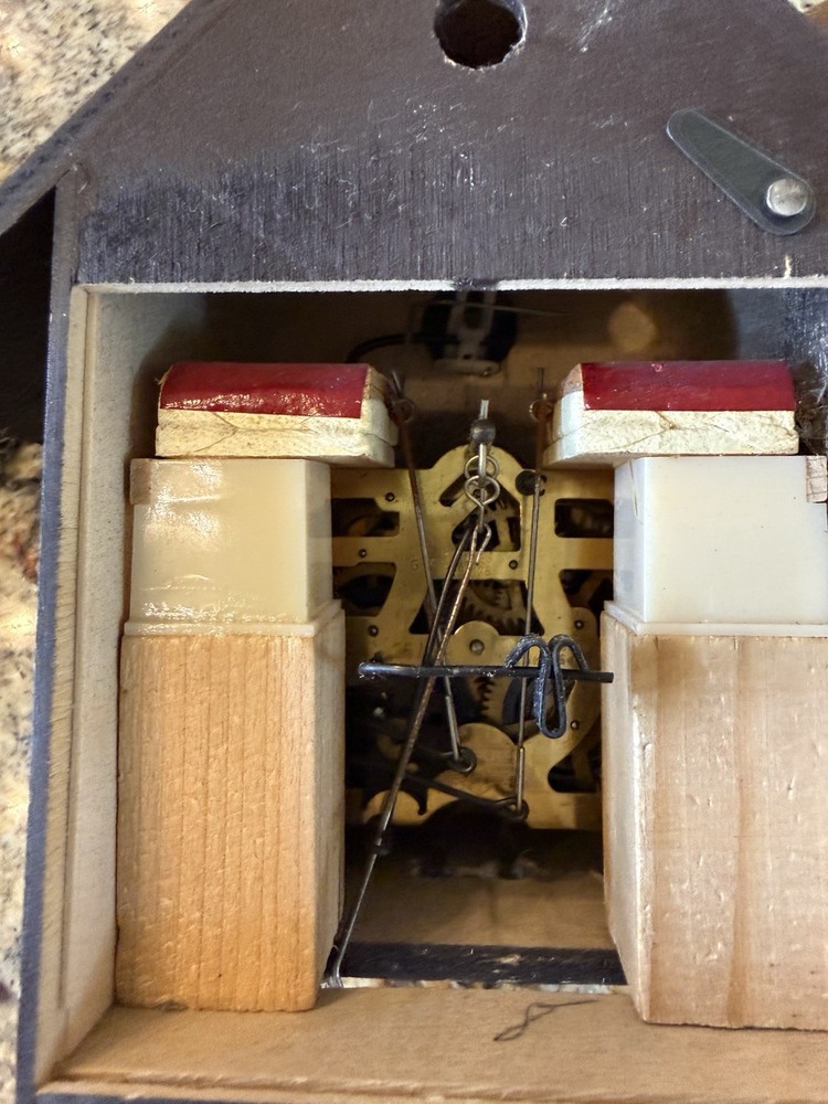 Cuckoo Clock - Chalet Style - Black Forest Germany Made - Working Condition