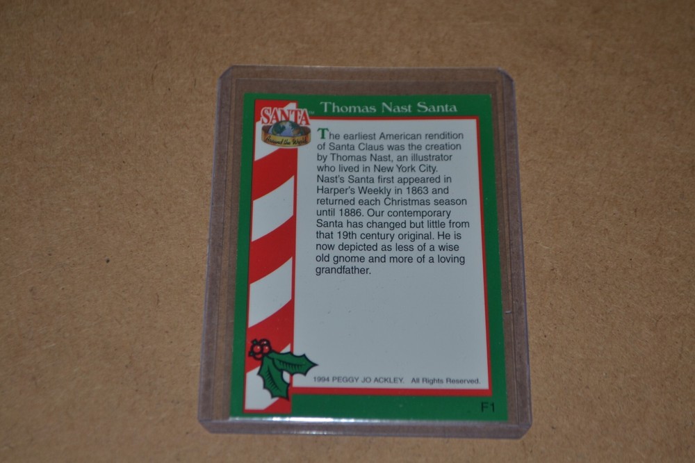 THOMAS NEST SANTA FOIL CARD