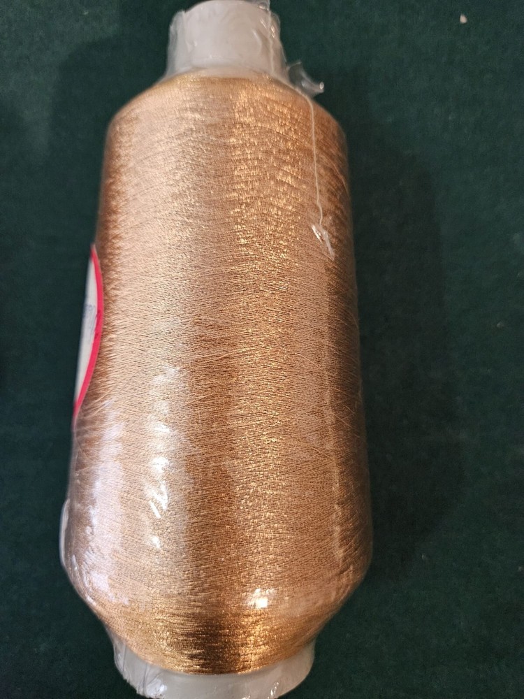 Copper Metallic Machine Embroidery Threads - 20000 Yards