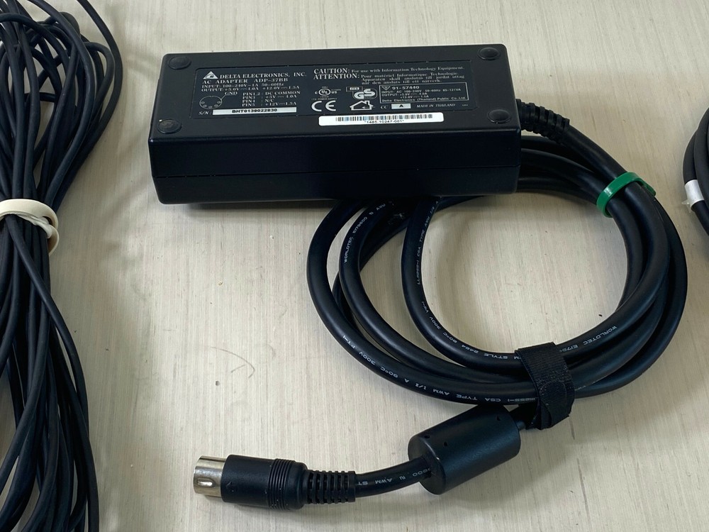 DD12: Polycom ViewStation Delta 5-Pin AC Adapter ADP-37BB w/cables