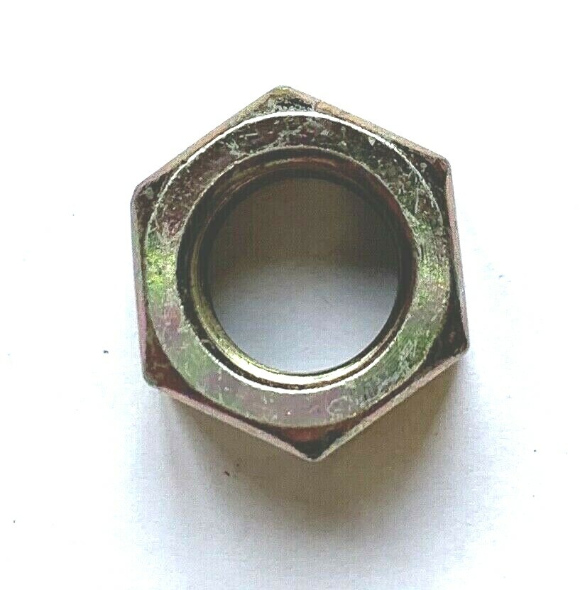 1/2-20 GRADE 8 HEX NUT YELLOW ZINC PLATED- 20 PC PACK