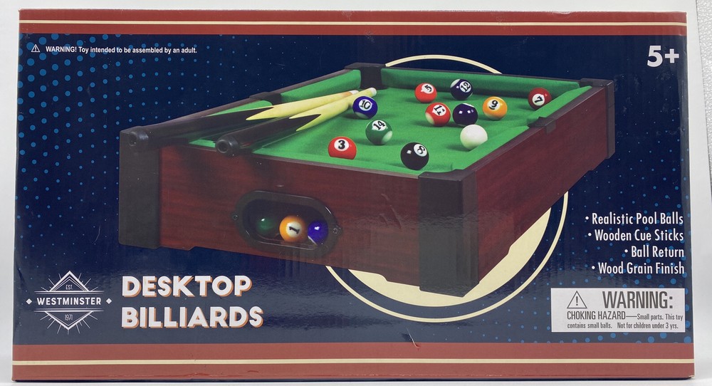 Desktop Billiards Pool Set by Westminster Brand New!