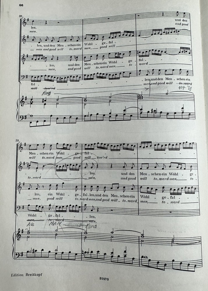 Bach Weinachts Oratorium BWV 248