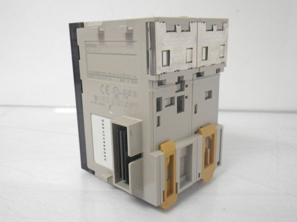 CJ1M-CPU12-ETN CJ1MCPU12ETN Omron Sysmac Programmable Controller (Used Tested)