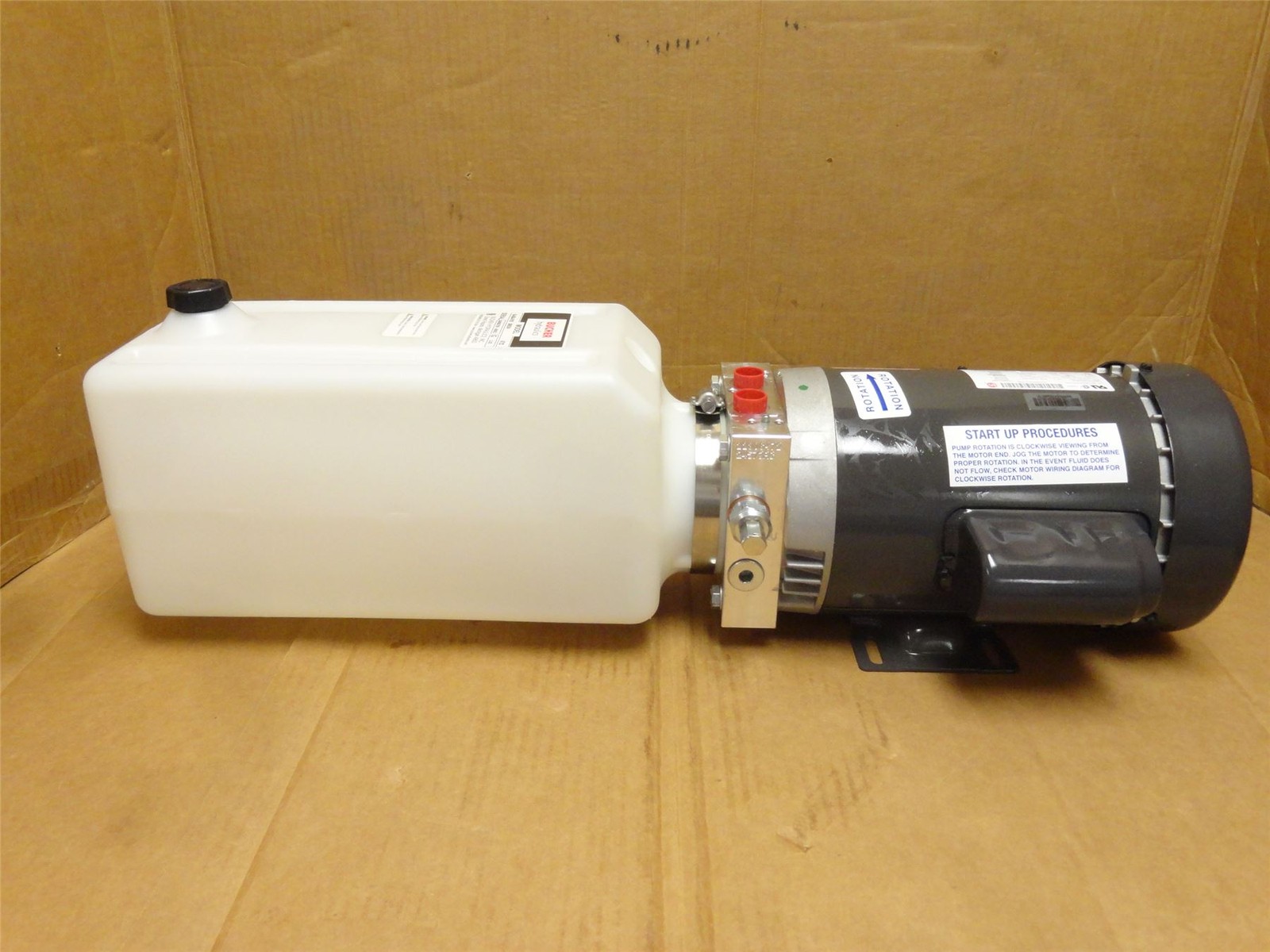 248656 New-No Box; Bucher M-4504-0161 Hydraulic Power Unit 1.4GPM; 1000PSI; 1HP