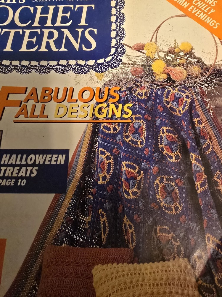 FA4 MCCALL'S CROCHET PATTERNS MAGAZINE October 1993