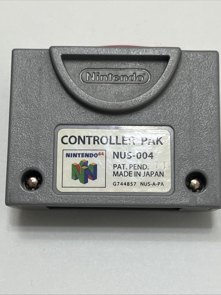 OEM Nintendo 64 Controller Pak Memory Card NUS-004 – Tested Working