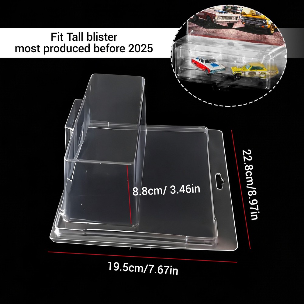 20PCS Plastic Protector Case Storage Display Box for Premium 2-Pack Series