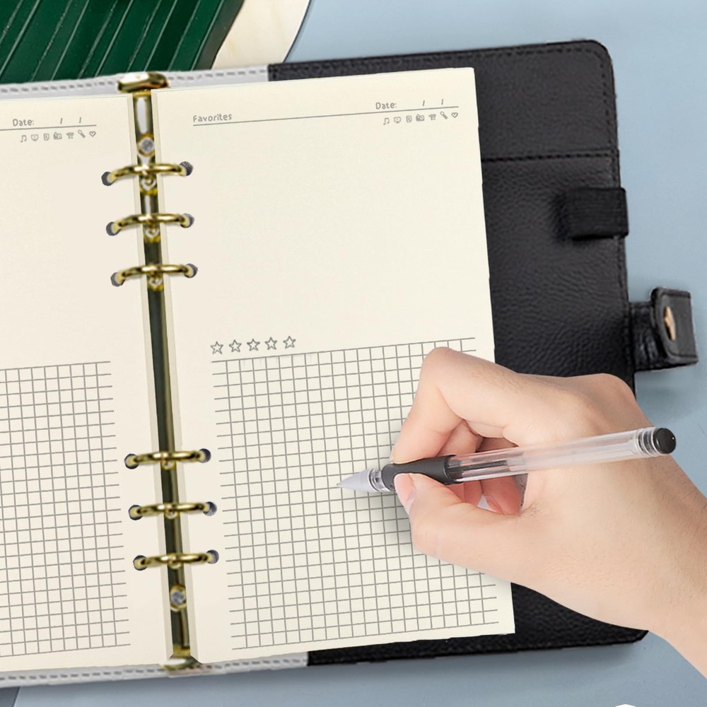 A6 Binder Refill,6 Ring Inserts,for Filofax/Personal A6, Note Record