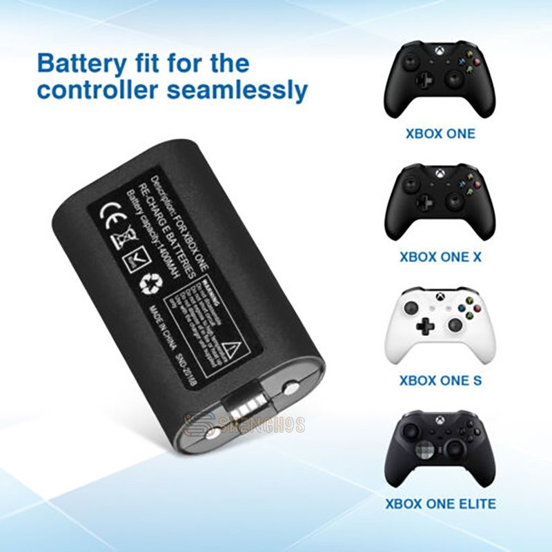New Rechargeable Battery For Microsoft Xbox One Wireless Controller 1400mAh Pack