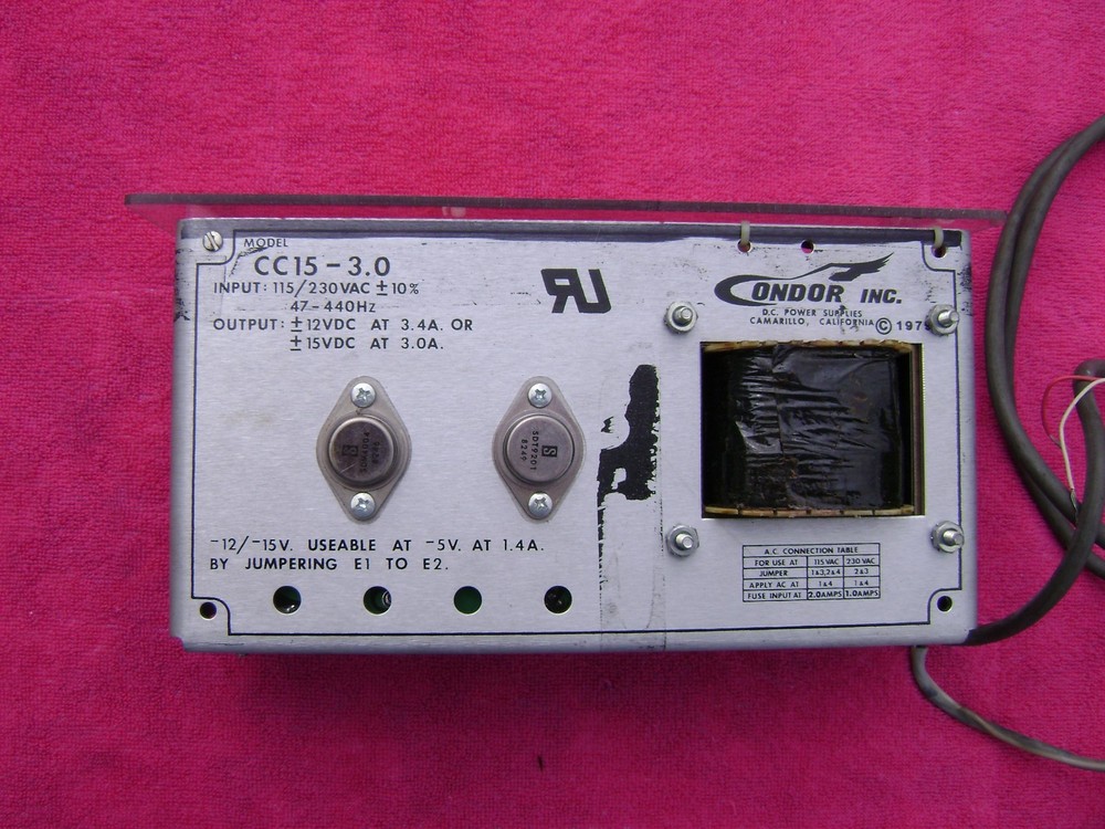 CONDOR POWER SUPPLY CC15-3.0