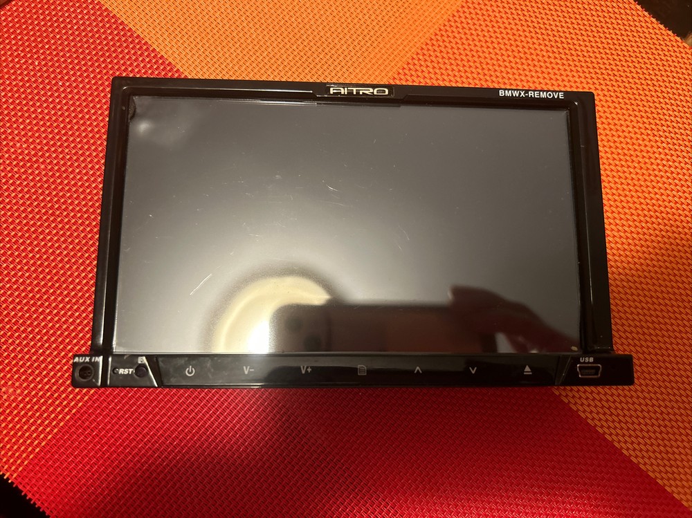 Nitro Faceplate Only BMWX-Remove No Gps. AUX, USB Untested Good Condition