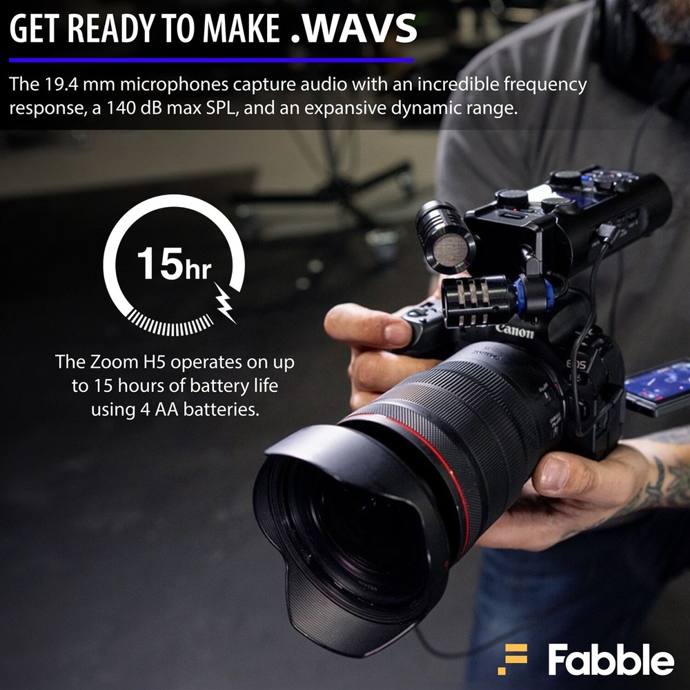 Zoom H5 Studio Handy Recorder Bundle