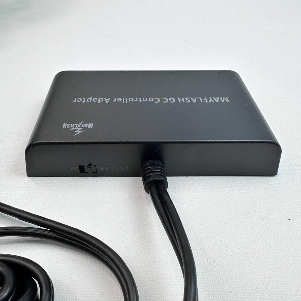 Mayflash Gamecube Controller Adapter for Wii U, Switch, PC, Plug & Play, 4 Ports