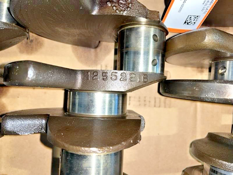 Used Crankshaft For GM Chevrolet GMC GEN IV 5.3L 6.0L 6.2L 58X Tooth 12552216