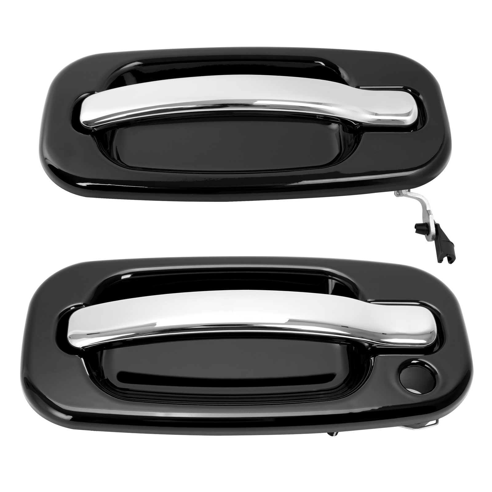 LH RH Chrome Front Exterior Door Handle For Chevrolet Silverado 1500 1999-2006