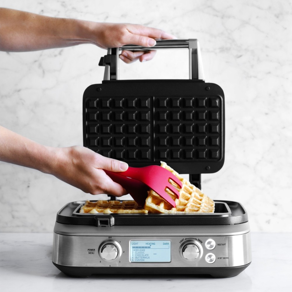 Breville Smart Waffle Pro Waffle Maker, 4-Square