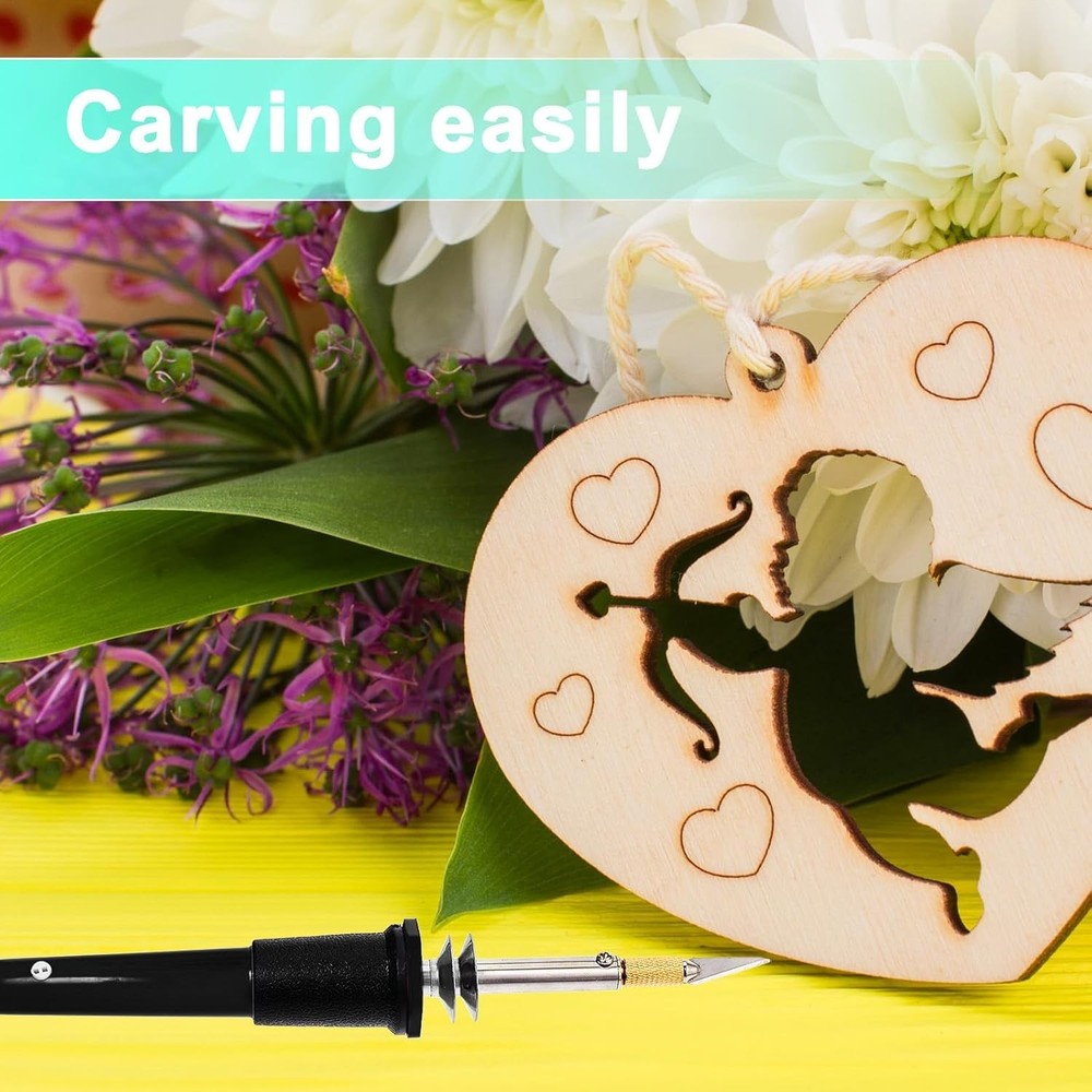 Versatile Hot Knife Cutter with Plastic Handle and 19 Piece Accessory Set