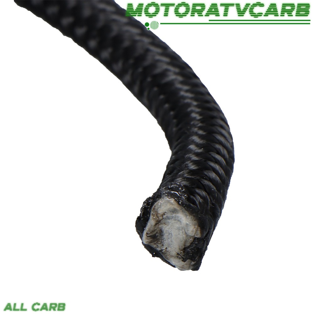 ALL-CARB Nylon Rope Solid Braided 3/8" × 100' Strong Durable Weatherproof Black