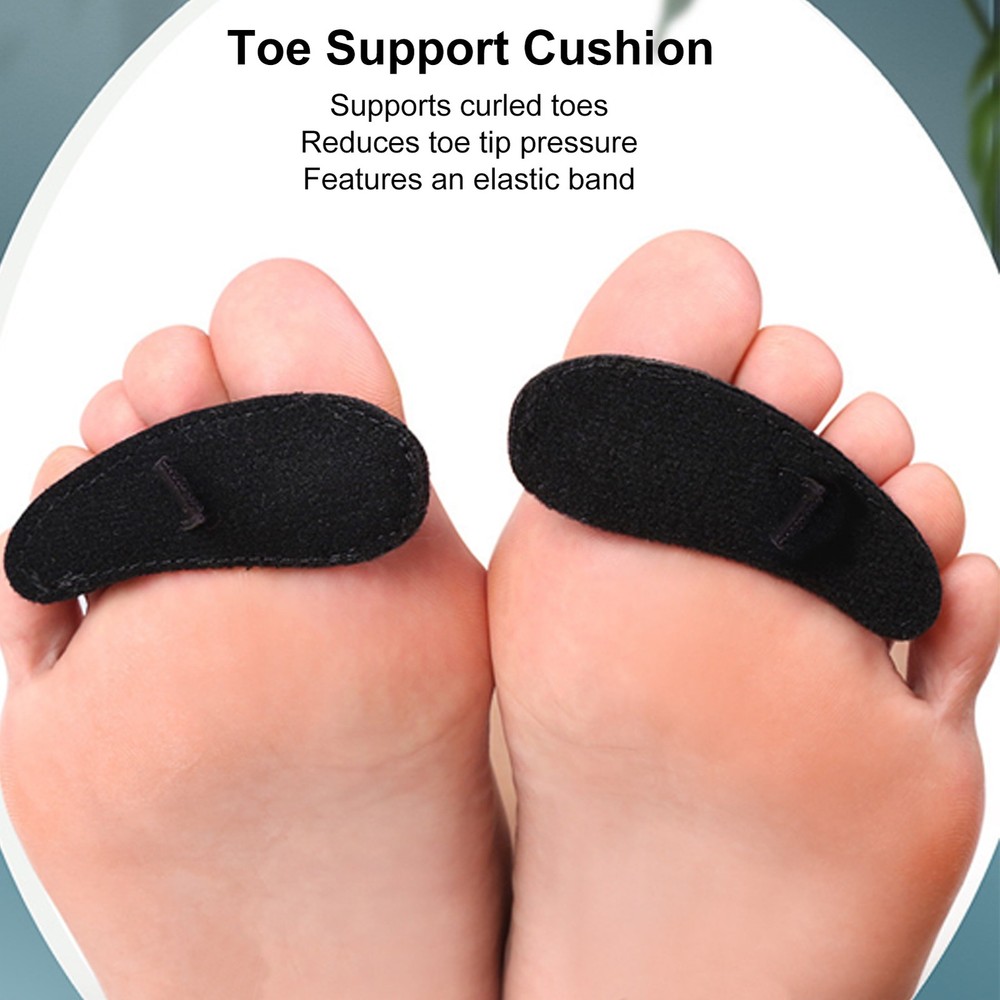 Toe Support Cushion Elastic Flexible Breathable Soft Hammertoe Support Pad