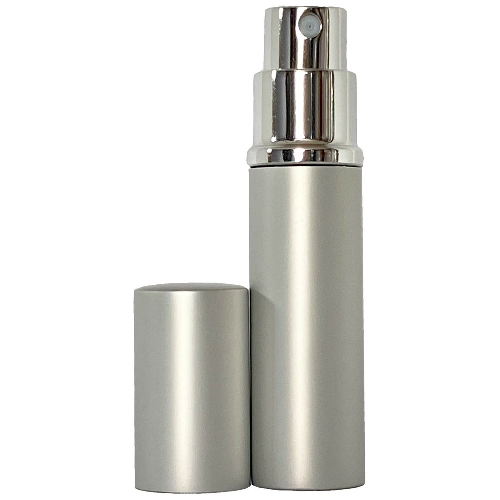 6ml 0.20oz Empty Perfume Glass Spray Bottles Silver Atomizer Casing Refillable