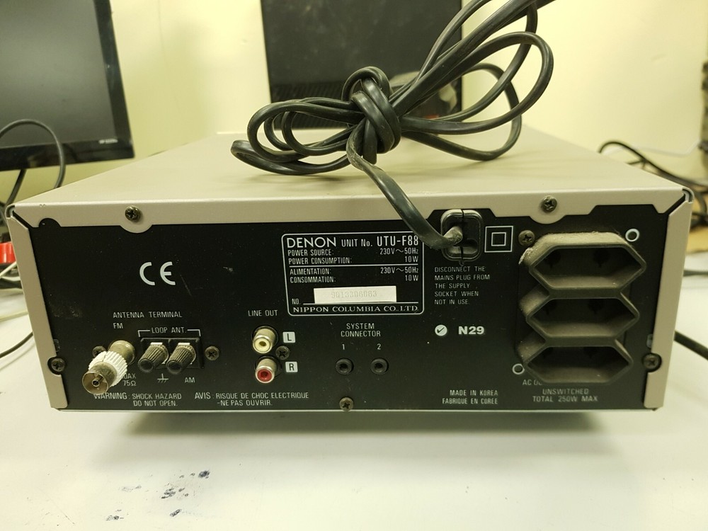 Denon Personal Component System FM / AM RDS Tuner UTU-F88