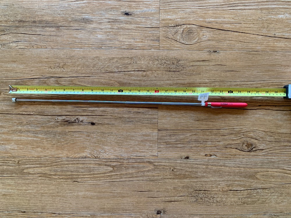 Blue Point Pocket Magnet Pick Up Tool. Telescoping. Red Color.