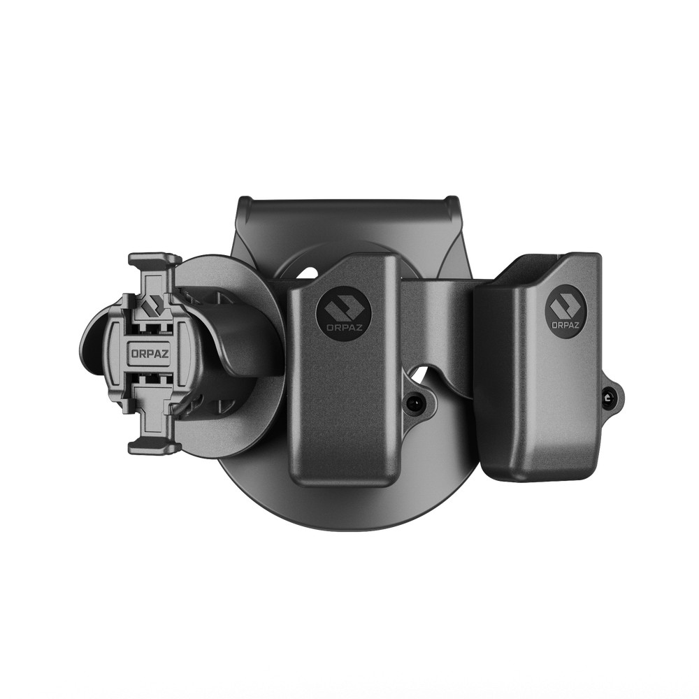 Orpaz Handcuff Holster, 2X Mag. Pouch Combo w/ X3 Adapter