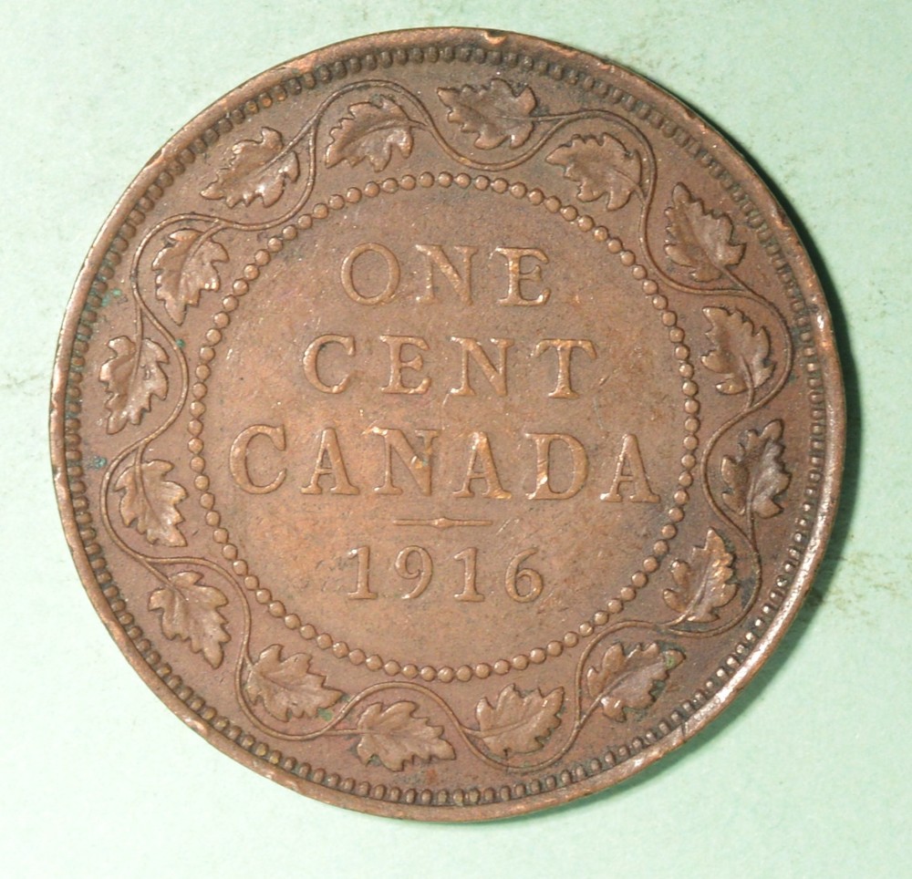 1916 - Canada Large Cent  - INV# X-179