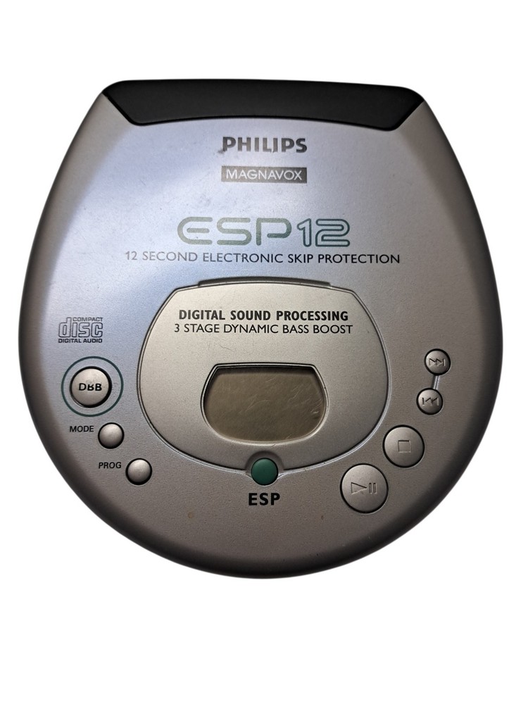 Vintage Philips Esp12 Portable Compact Disc Player TESTED