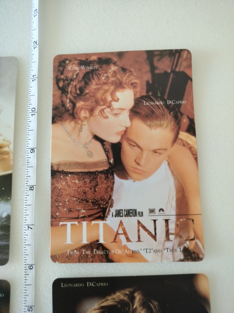 Titanic Movie Plastic Postcards (4 Postcards Set)