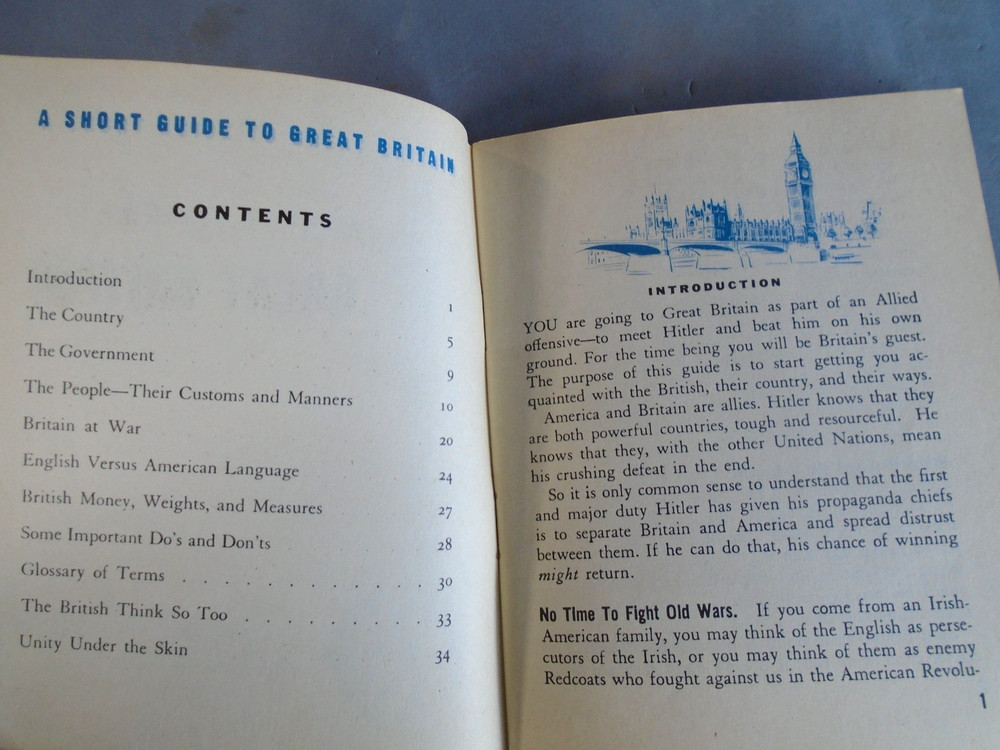 A Short Guide to Great Britain, 1943 edition