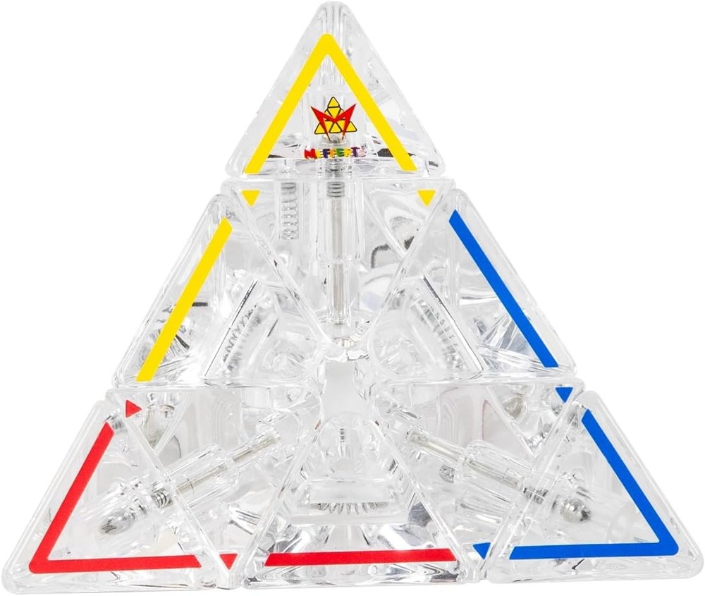 Meffert's M5093 Pyraminx Crystal Puzzle, Multi-Colour
