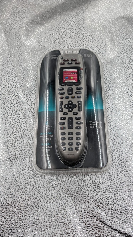 **New Sealed** Logitech Harmony 650 Universal Advanced Remote Control