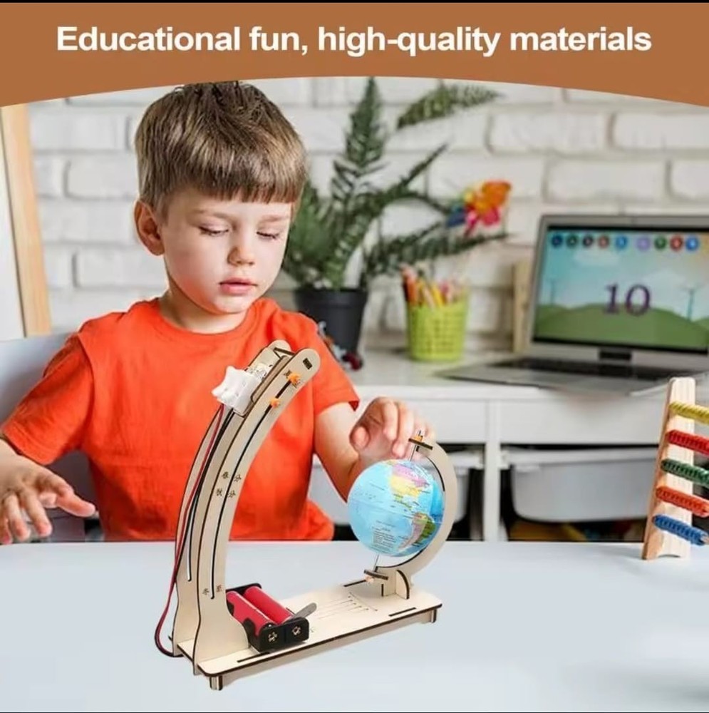 Earth Day & Night Simulation STEM Science Toy DIY Physics Learning Educational