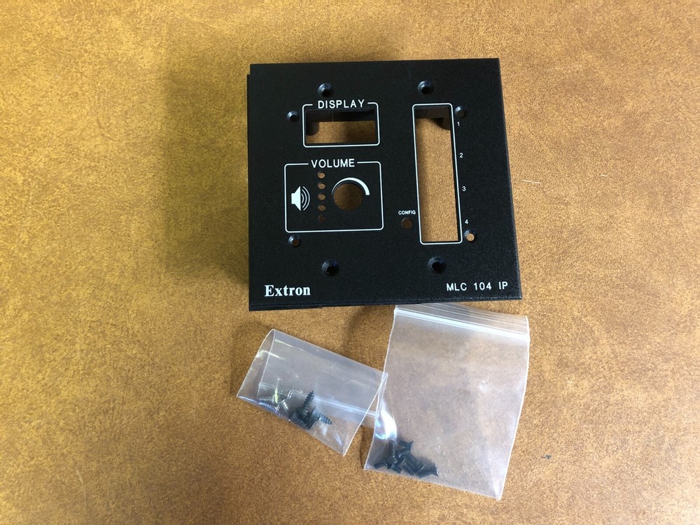Extron MLC 104 IP PLUS Media Controller Black Face Plate