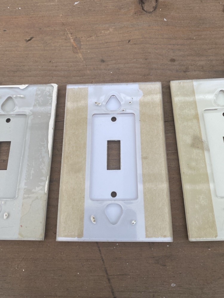 Vintage Mirrored Switch covers.