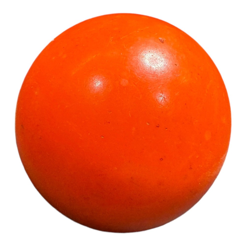 VTG BAKELITE Billiard Pool Ball - Solid Orange #5 - 2 1/4" Diameter