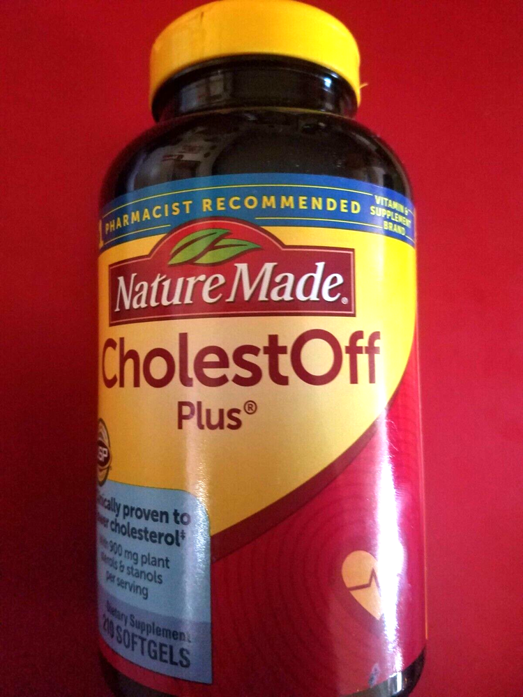 2 PACK CHOLEST OFF PLUS 210 SOFTGELS CLINICALLY PROVEN TO LOWER CHOLESTEROL