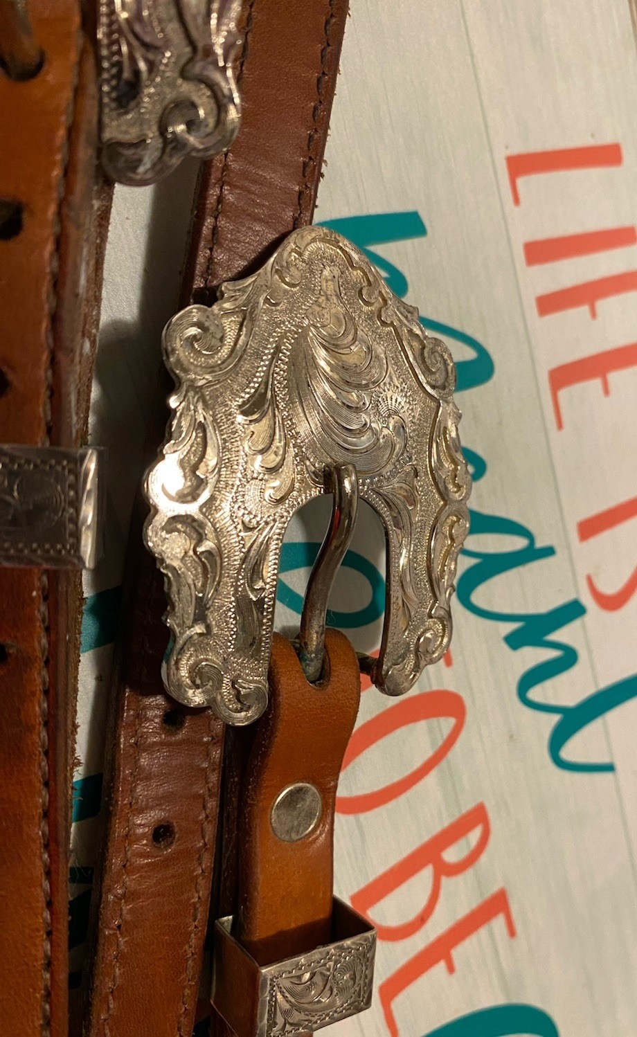 Kathy’s Custom “ Santana “ Large Silver Buckles Western Show Headstall USA