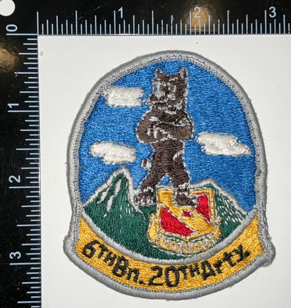 Cold War US Army 20th Artillery 6th Bn US Made Patch